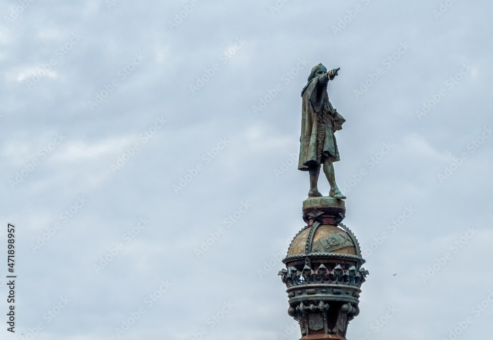 Christopher columbus statue, Barcelona, Spain