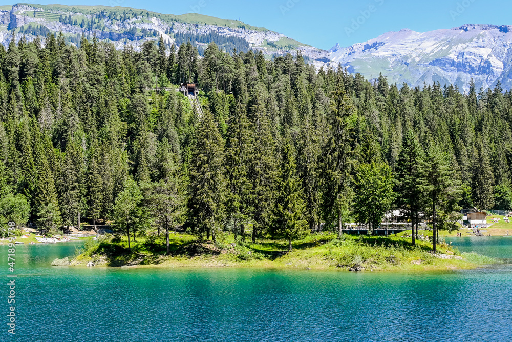 Foto de Caumasee, Lag la Cauma, Lai da Cauma, Bergsee, Badesee, Flims ...