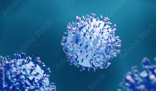 Infectious viruses such as respiratory syncytial virus (RSV) causing respiratory infections