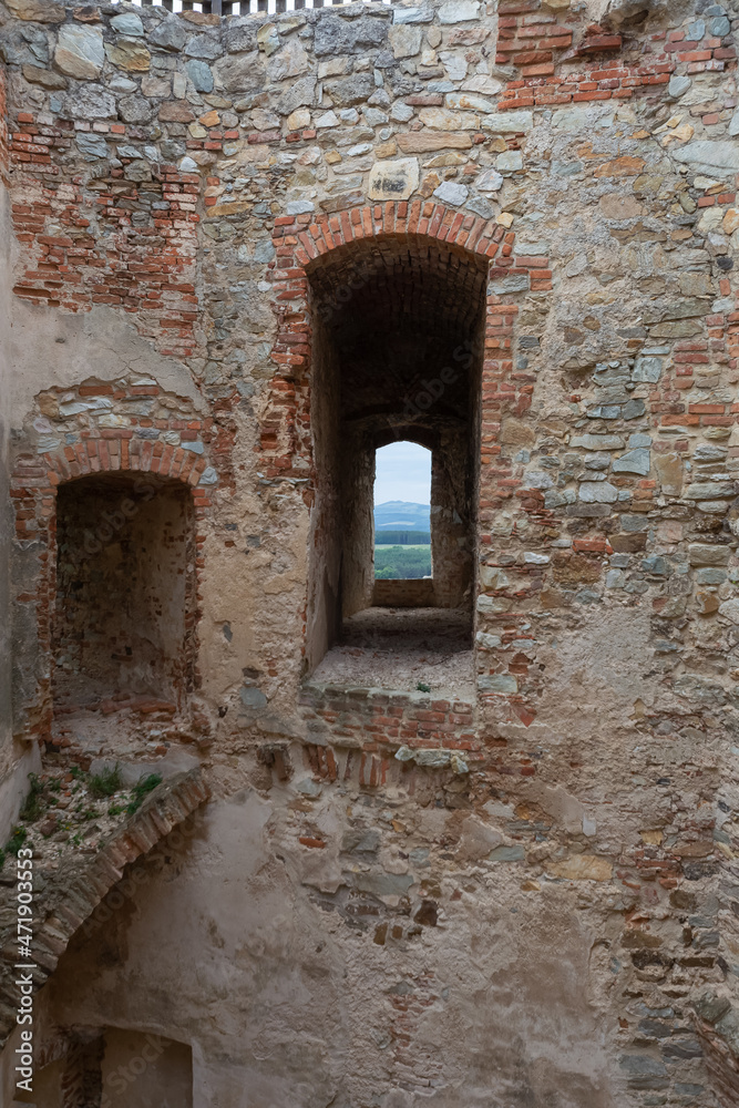 Fototapeta premium Ruins of castle Landsee in Burgenland Austria