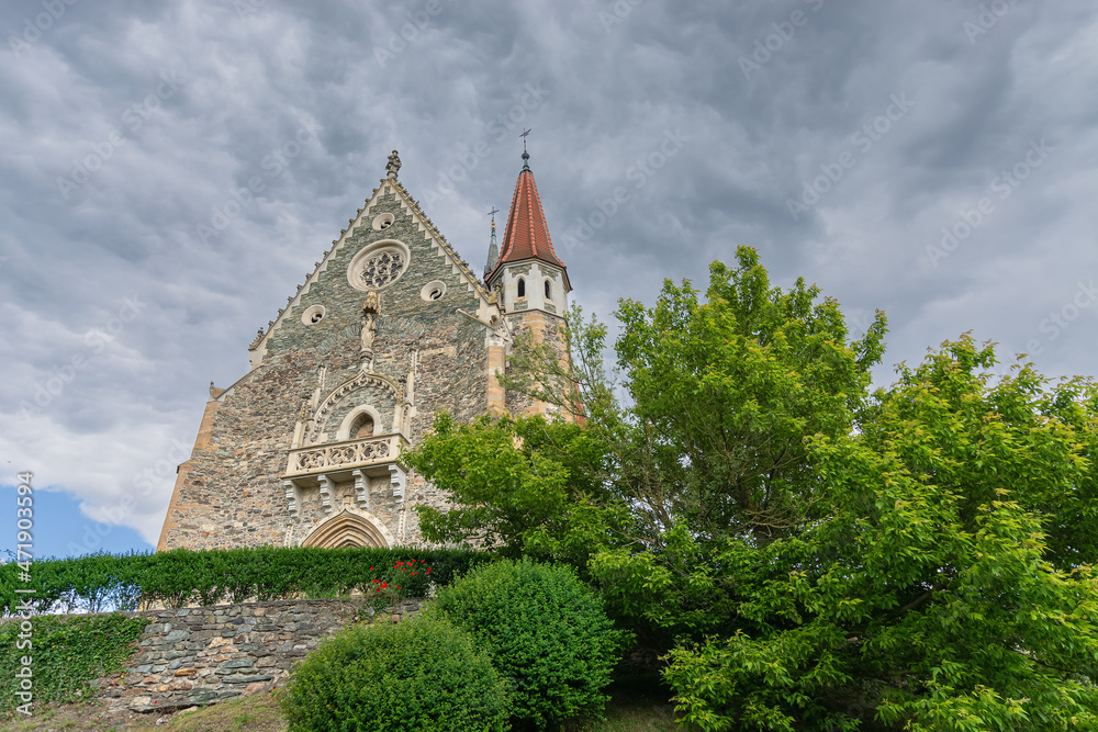 Mariasdorf with the famous parish church Mariasdorf with the famous parish church