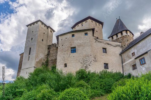 Famous impressive Castle Lockenhaus in southern Burgenland, Austria