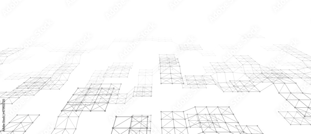 Abstract digital background of points and lines. Glowing black plexus. Big data. Network or connection. Abstract technology science background. 3d vector illustration. Abstract digital background of points and lines. Glowing black plexus. Big data. Network or connection. Abstract technology science background. 3d vector illustration.