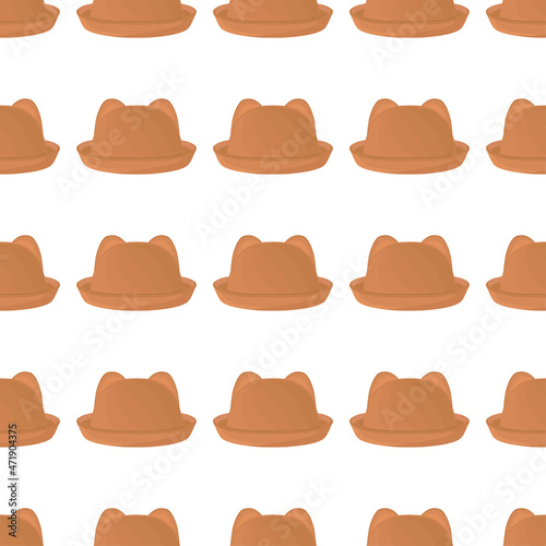 Illustration on theme pattern women sun hats