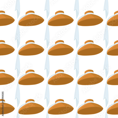 Illustration on theme pattern women sun hats