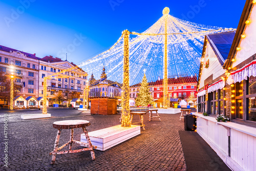 Cluj Napoca, Romania - Christmas Market in Transylvania photo