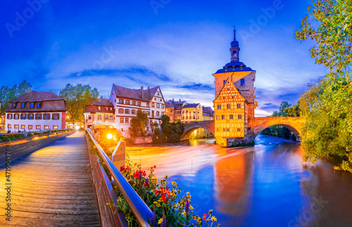 Bamberg, Germany - Medieval town in Franconia, historical Bavari