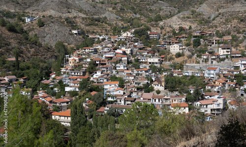 Mountain village of Palaichori at Troodos mountains in Cyprus. © Michalis Palis