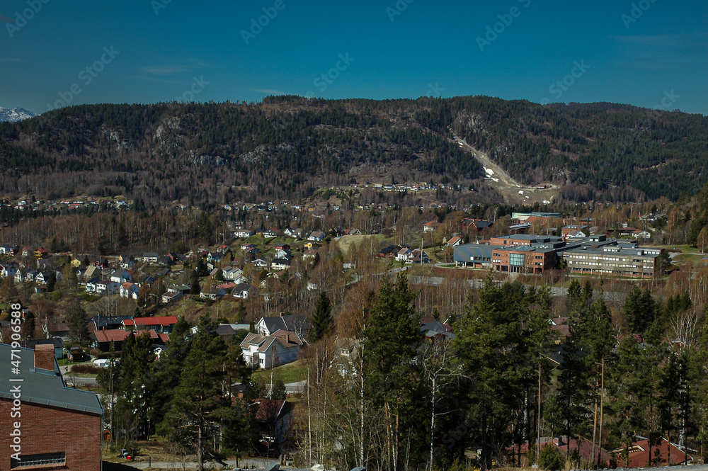 village in the mountains, Notodden, Norway