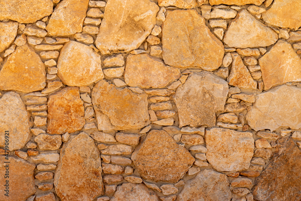 Obraz premium Decorative patterned textured stone wall