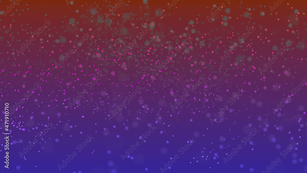 Cosmic dust illustration. Abstract particle background. 3d rendering.