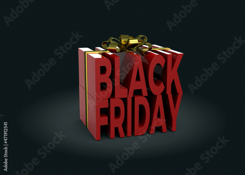 Fotografija Black Friday - 3D