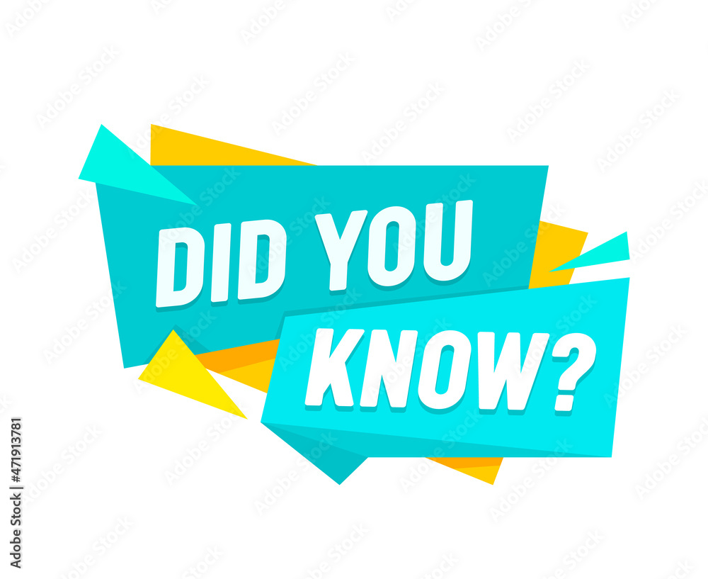 Did You Know Speech Bubble Quote, Banner for Business, Marketing and Advertising Promotion, Social Media Content Tag Did You Know Speech Bubble Quote, Banner for Business, Marketing and Advertising Promotion, Social Media Content Tag