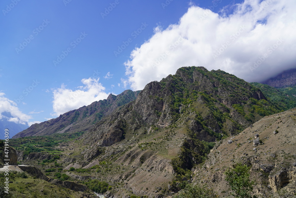 Beautiful view of the mountains Beautiful view of the mountains