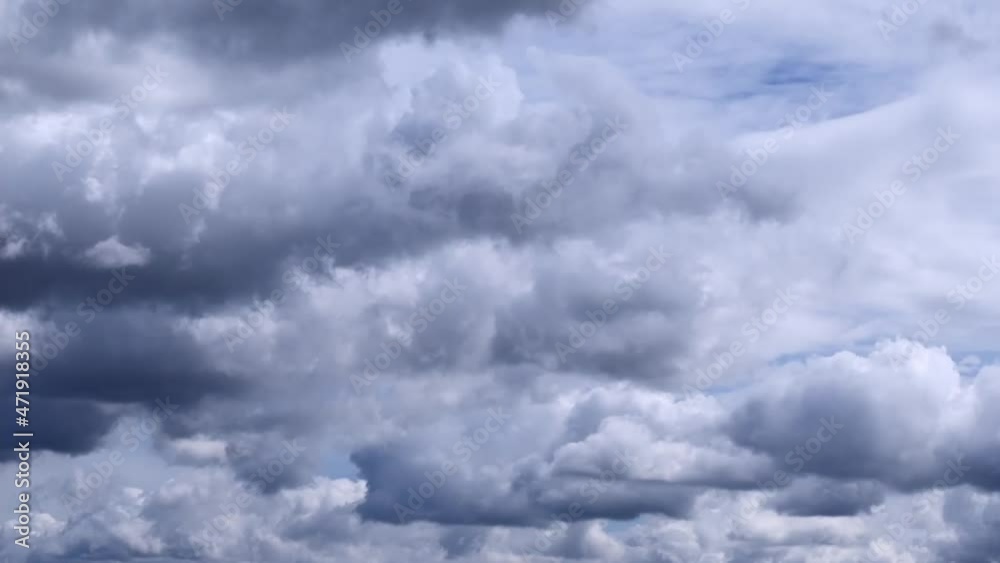 storm clouds timelapse. Nature concept.