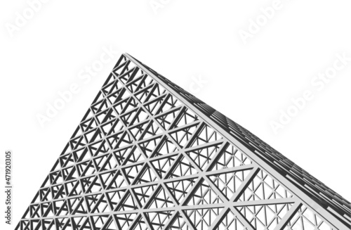 Structure building construction. Industrial background