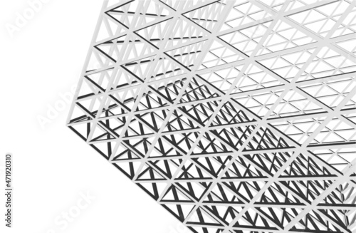 Structure building construction. Industrial background