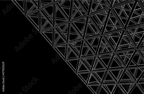 Structure building construction. Industrial background
