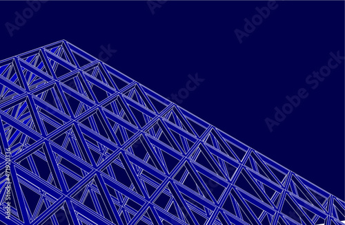 Structure building construction. Industrial background