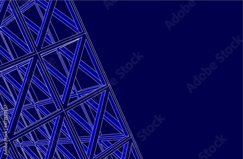 Structure building construction. Industrial background