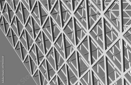 Structure building construction. Industrial background