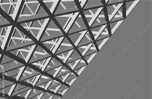 Structure building construction. Industrial background