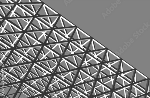 Structure building construction. Industrial background