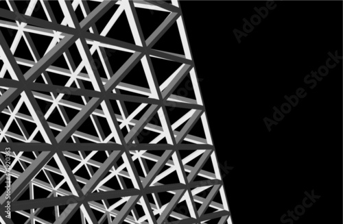 Structure building construction. Industrial background