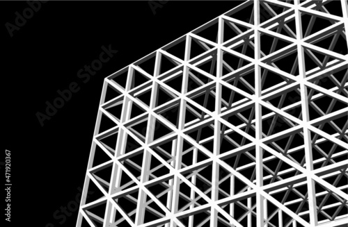 Structure building construction. Industrial background