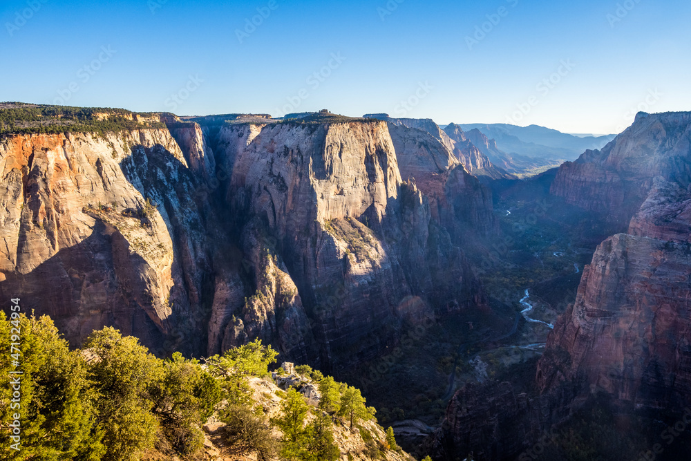 View of Zion Canyon from Observation Point