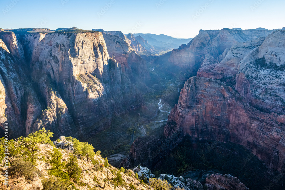 View of Zion Canyon from Observation Point