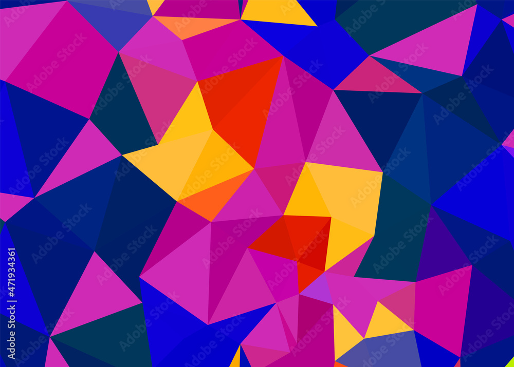 Geometric design. Dark blue gradient background. Geometric triangle, mosaic, abstract background EPS 10 Vector Geometric design. Dark blue gradient background. Geometric triangle, mosaic, abstract background EPS 10 Vector