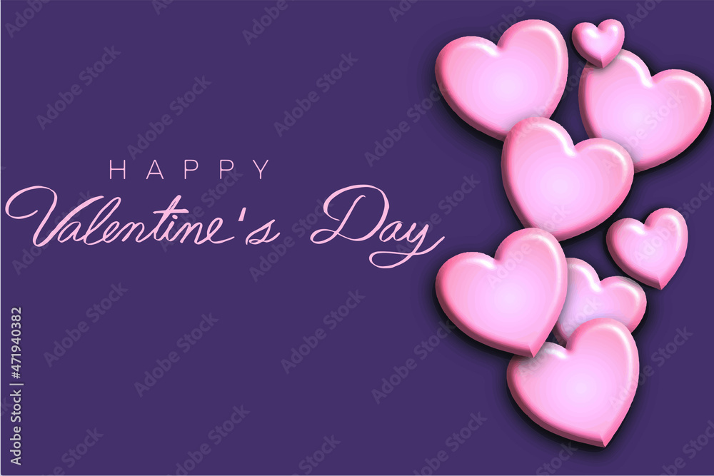 Love heart pink red purple fashion background wallpaper template platinum lifestyle decoration ornament 14 fourteen february happy valentine's day love anniversary celebration romantic party event