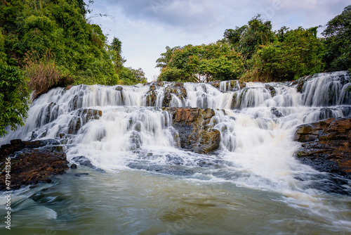 Daksin natural waterfall in Daknong province  Vietnam.