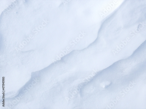 white clean snow background texture. snow surface, closeup view.