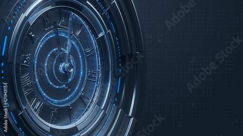 Time News, User Interface HUD, Global connections, HUD technological futuristic intro, SciFi data panel, Digital infographic elements, 2D, CG, Broadcast intro
