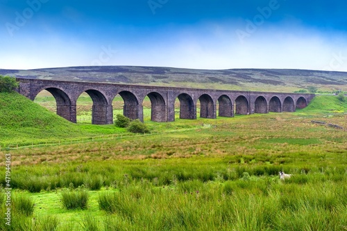Viaduct in North Yorkshire, England.