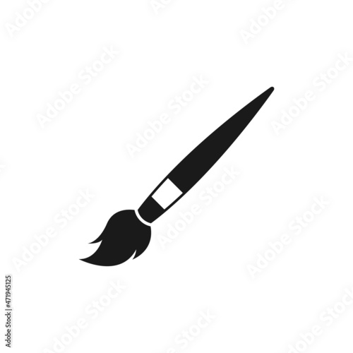 paint brush icon design template vector