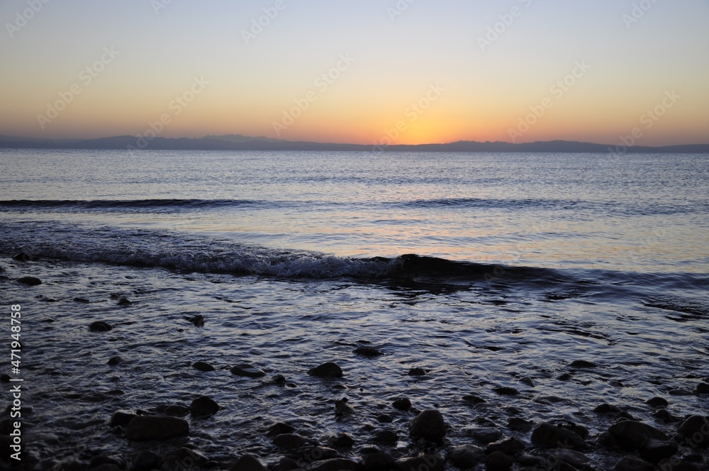 Obraz premium sunset on the beach