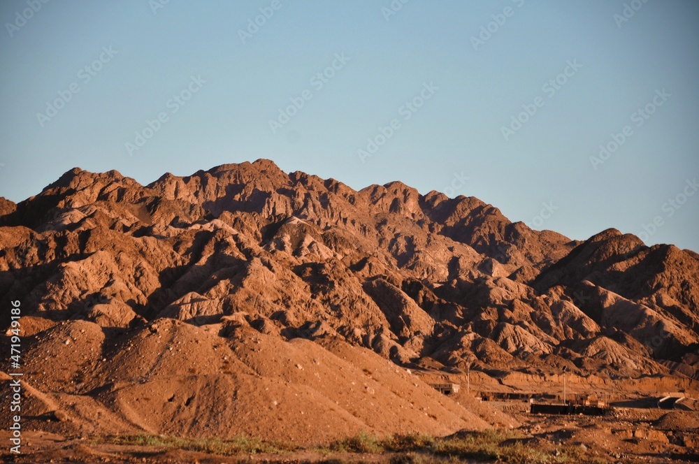 Fototapeta premium sunset in the desert