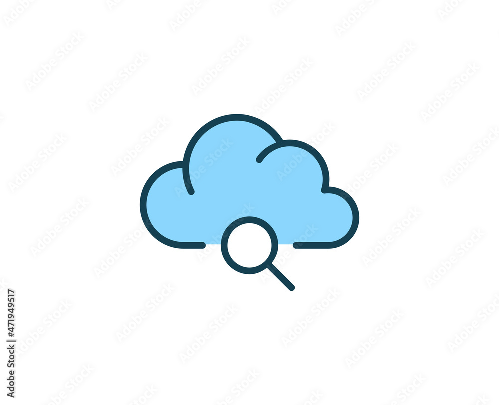 Cloud premium line icon. Simple high quality pictogram. Modern outline style icons. Stroke vector illustration on a white background. Cloud premium line icon. Simple high quality pictogram. Modern outline style icons. Stroke vector illustration on a white background.
