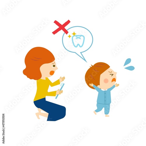 育児　歯磨き　嫌がる子供