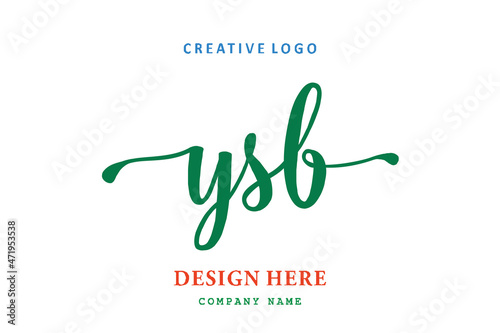 YSB lettering logo is simple, easy to understand and authoritative