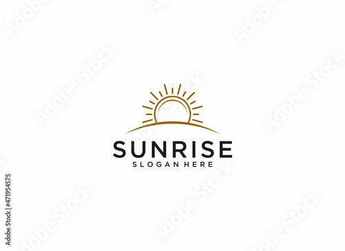 sunrise logo on white background