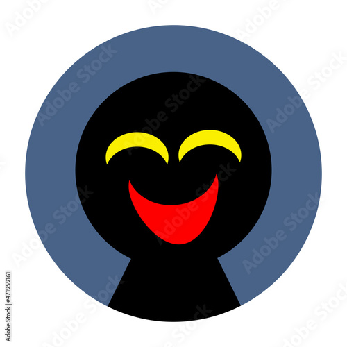 Suspicious person icon. Imagine suspicious people, scammers, etc.