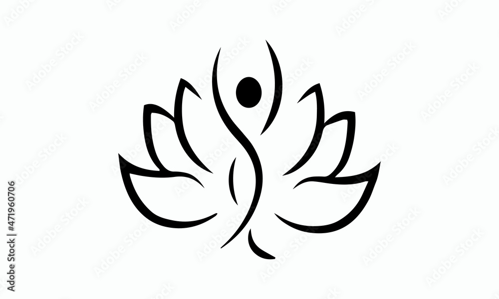flower shape vector logo design symbol with dot in the center and small dots flower shape vector logo design symbol with dot in the center and small dots