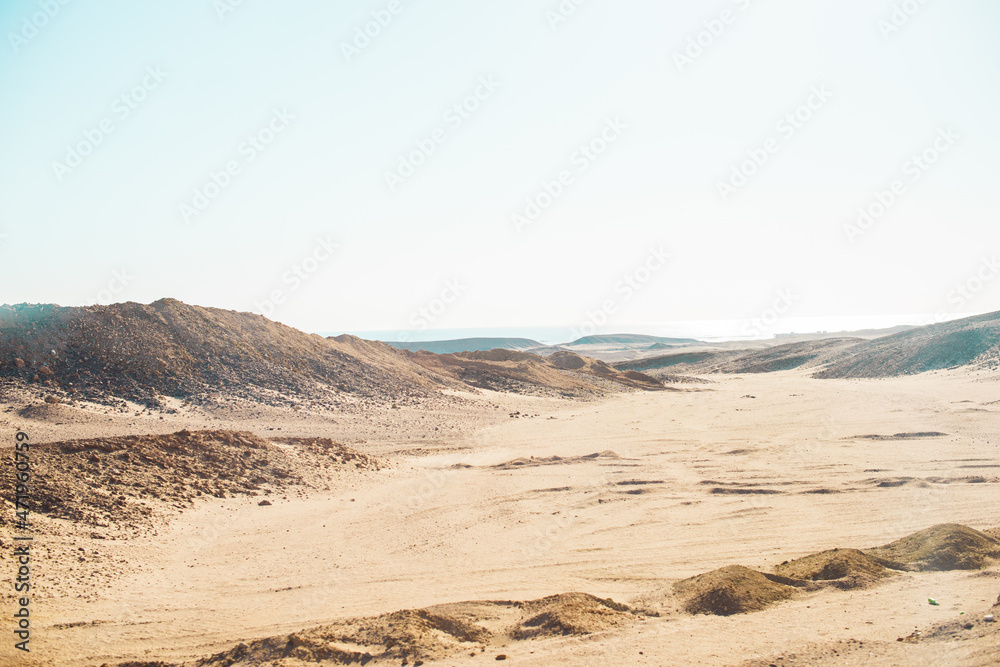 Pretty nice view of Egypt landscapes. Vacation and travelling concept