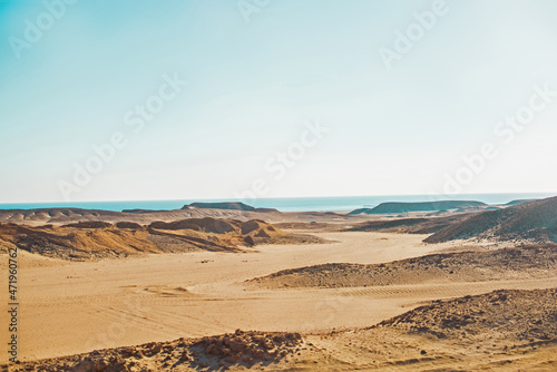 Pretty nice view of Egypt landscapes. Vacation and travelling concept