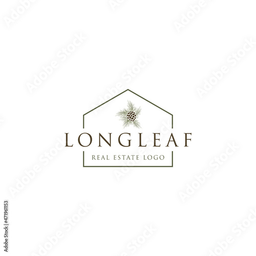 LONGLEAF REAL ESTATE LOGO DESIGN