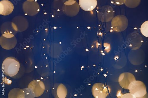 Beautiful Holiday Template with light bokeh